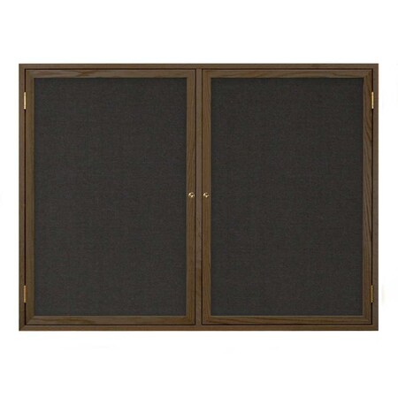 United Visual Products Open Faced Traditional Corkboard, 60x36" UV643A-GOLD-SURF